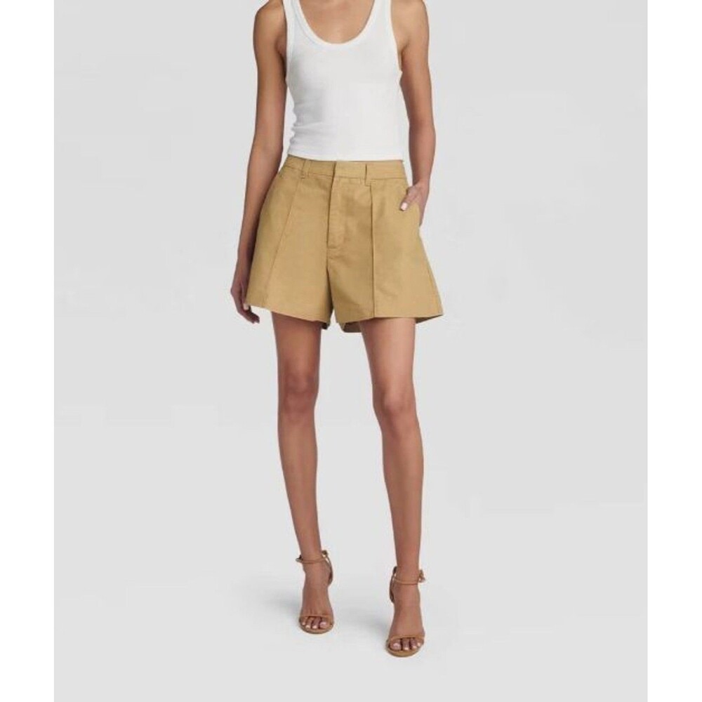 KBB by KAHLANA Women 'The Flared Chino Shorts' - Brown 2 NWOT